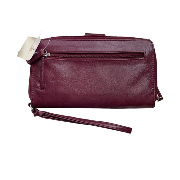 Mundi Wallet Wristlet Plum Purple NWT - Picture 1 of 5